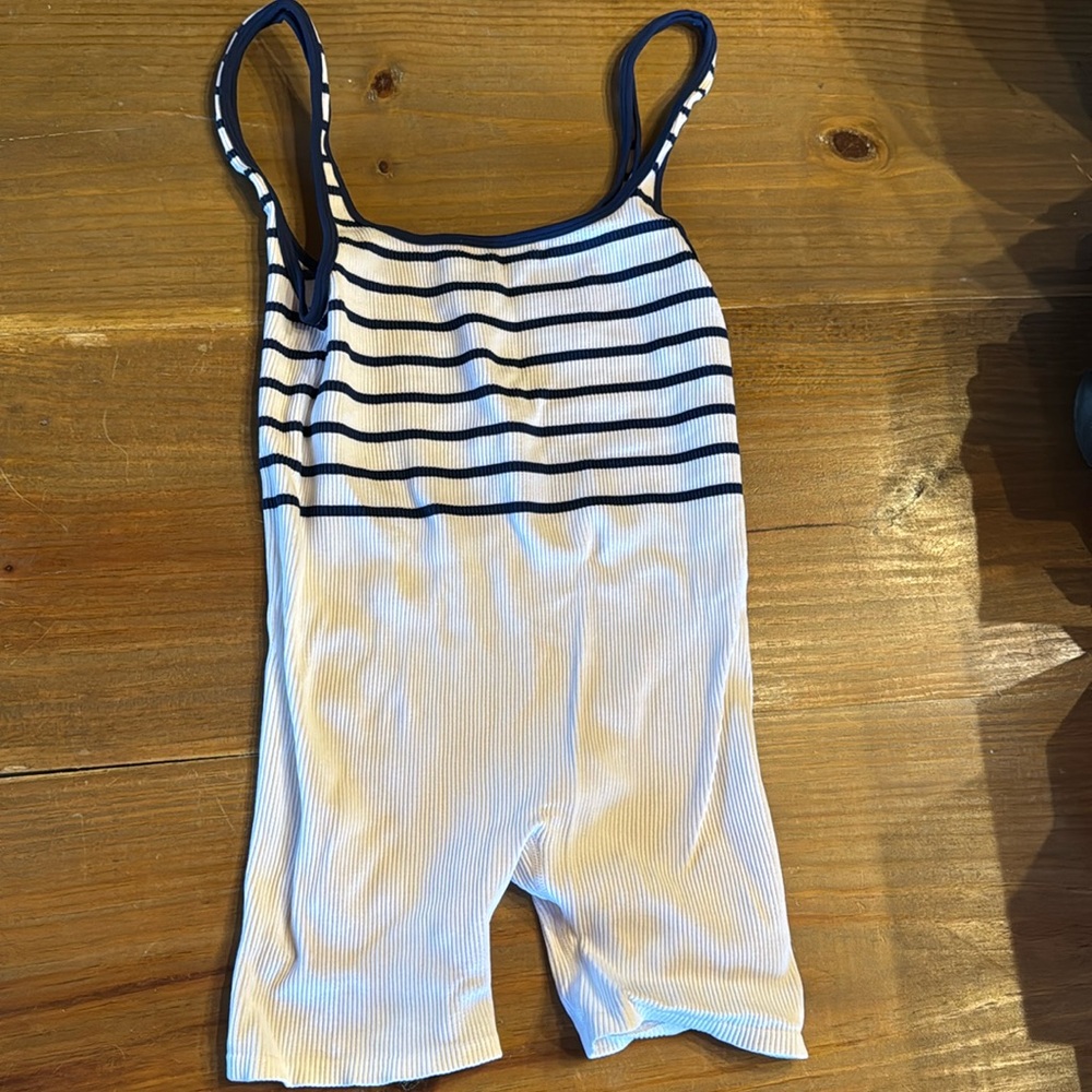 Zara Women’s striped romper, size M/L
